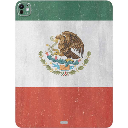 Mexico Flag Distressed iPad Pro 13in M4 (2024) Skin